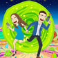Get drawn as Rick and Morty characters in your own cartoon movie poster! Our talented artists will draw you in Rick and morty style, and you can customize all titles!