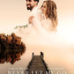 Romantic personalizable movie poster, set on a romantic pier, showing a newly wed couple